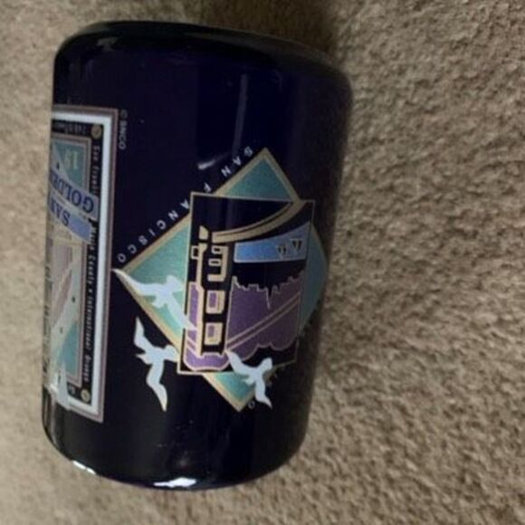 San Francisco Municipal Railway Golden Gate Bridge Souvenir Mug - Picture 2 of 6